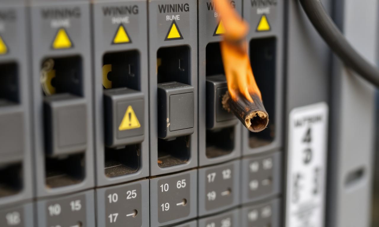 Sinais de problemas no quadro de energia