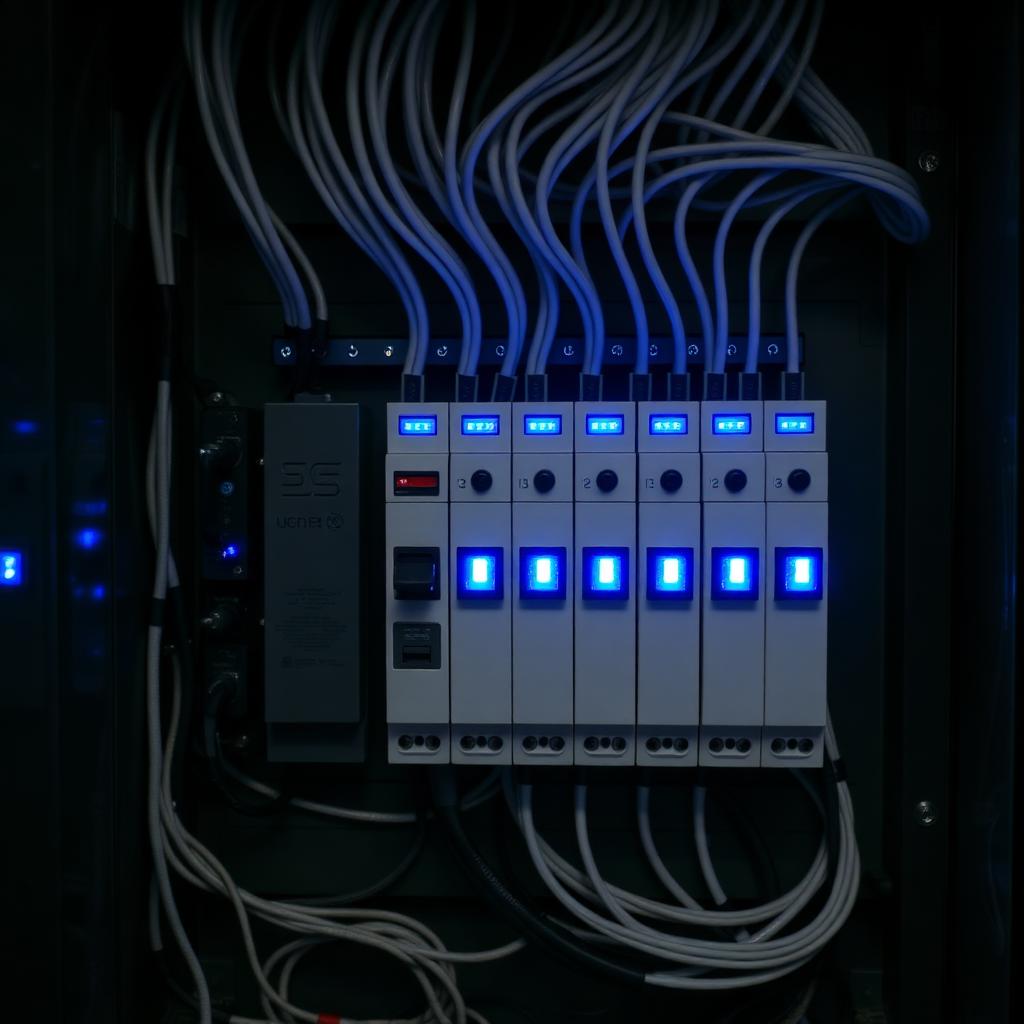 Quadro elétrico moderno